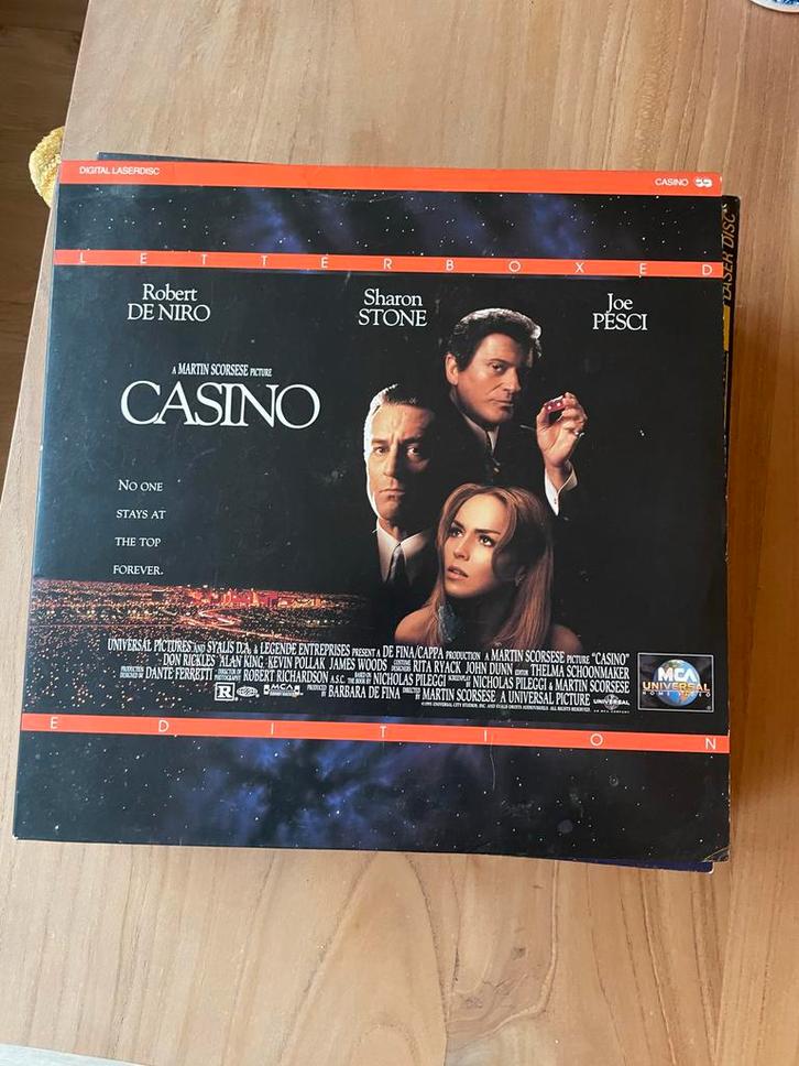 Casino Laserdisc - Martin Scorsese Klassieker, Cd's en Dvd's, Dvd's | Overige Dvd's, Zo goed als nieuw, Vanaf 16 jaar, Ophalen of Verzenden