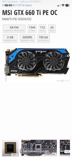 MSI N660TI PE 2GD5/OC, Computers en Software, Videokaarten, Ophalen, GDDR5, PCI, DVI