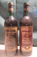 2x Spaanse Rioja Montecillo - Monty 1981 / Cumbrero 1988, Spanje, Ophalen of Verzenden, Zo goed als nieuw, Rode wijn