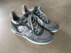 Mooie blauw/grijze panterprint sneakers  38 van Shoerepublic, Ophalen of Verzenden, Zo goed als nieuw, Blauw, Sneakers of Gympen