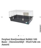 Ferplast konijnenhok binnen, Dieren en Toebehoren, Zo goed als nieuw, Hok, Cavia, 75 tot 110 cm