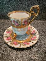 Vintage antieke kabinet kop en schotel Limoges, Antiek en Kunst, Ophalen of Verzenden