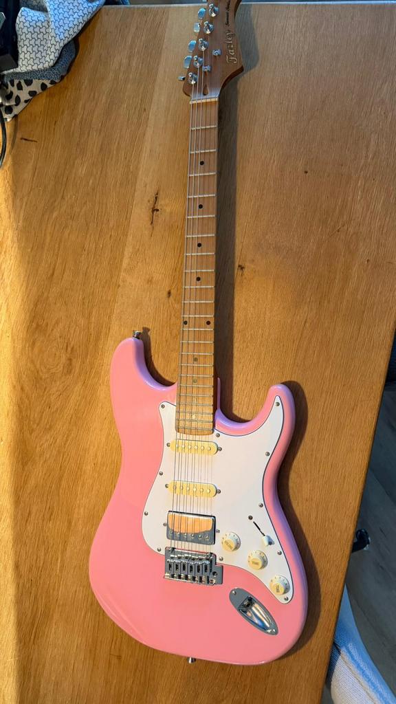 Fazley Sunset Series elektrische gitaar – Roze, Ophalen, Zo goed als nieuw, Solid body, Overige merken