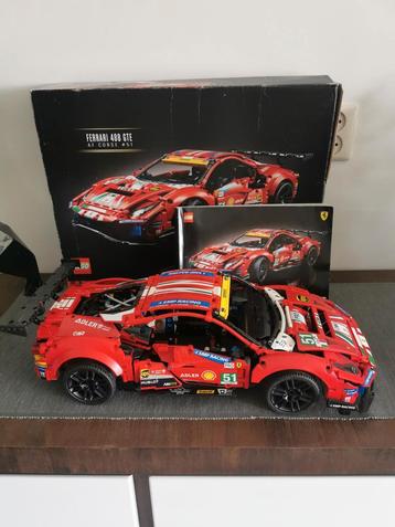 Lego Technic Ferrari 488 GTE 42125 inclusief doos beschikbaar voor biedingen