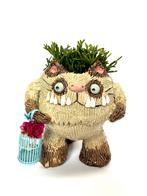 Bloempot wilde kat, Antiek en Kunst, Ophalen of Verzenden