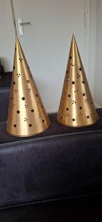 Messing kerst kandelaar, Huis en Inrichting, Woonaccessoires | Kandelaars en Kaarsen, Ophalen of Verzenden, Minder dan 25 cm