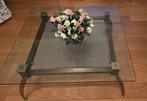salontafel design, Ophalen, 100 tot 150 cm, Zo goed als nieuw, Glas