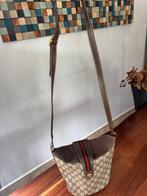 Gucci Sherry Line Crossbody Bag in Monogram Canvas, Ophalen of Verzenden, Gebruikt, Bruin, Schoudertasje