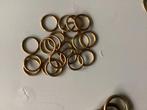 Verschillende oude koperen holle gordijn ringen, Minder dan 100 cm, Gebruikt, Ophalen of Verzenden