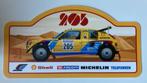 PEUGEOT 205 sport   Rallyschild, Ophalen of Verzenden, Zo goed als nieuw, Auto's