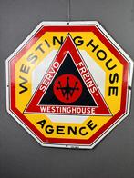 Westinghouse remmen emaille reclamebord, Verzamelen, Reclamebord, Info@westinghouse.tv, Westinghouse, Ophalen of Verzenden