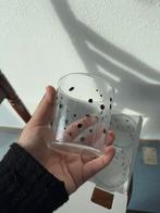 Ikea oversikt glazen glas 6 stuks NIEUW zwart, Ophalen, Glas of Glazen, Nieuw, Glas