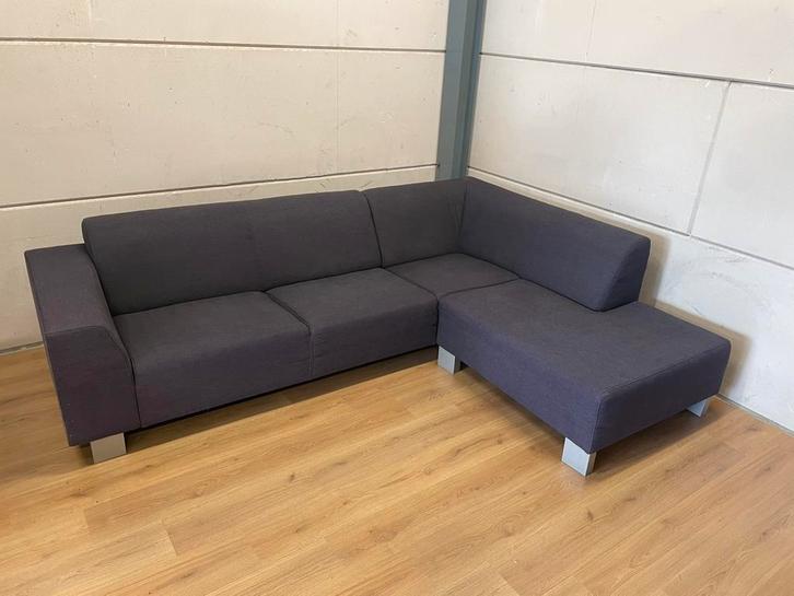 Mooie luxe paarse hoekbank - GEREINIGD!!!, Huis en Inrichting, Banken | Bankstellen, Zo goed als nieuw, Hoekbank, Vierpersoons of meer