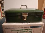 Vintage Broodtrommel - Groen, Antiek en Kunst, Antiek | Emaille, Ophalen of Verzenden
