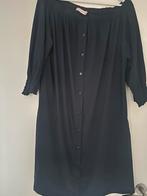 Studio Anneloes blauwe jurk off shoulder maat XL Travelstof, Kleding | Dames, Jurken, Verzenden, Zo goed als nieuw, Maat 46/48 (XL) of groter