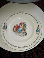 Vintage Peter Rabbit kinderbordje, onbijtbordje Wedgwood, Ophalen of Verzenden