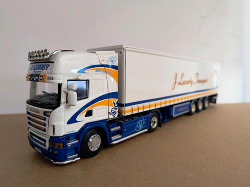 Wsi Scania Laverty Transport, Hobby en Vrije tijd, Modelauto's | 1:50, Zo goed als nieuw, Bus of Vrachtwagen, Wsi, Ophalen of Verzenden