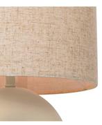 Qazqa lampenkap linnen - beige kleur, Huis en Inrichting, Lampen | Lampenkappen, Ophalen, 25 tot 50 cm, Beige, Rond