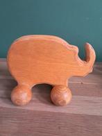 De Groene Merel antroposofisch houten neushoorn, Kinderen en Baby's, Speelgoed | Houten speelgoed, Ophalen of Verzenden, Overige typen