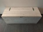 Witte houten (speelgoed) kist, Ophalen, Minder dan 50 cm, 50 tot 100 cm, Zo goed als nieuw
