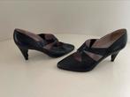Yoyoli 247) Donna Lisa tucci 39 blauw leren pump, Blauw, Ophalen of Verzenden, Zo goed als nieuw, Donna lisa Tucci
