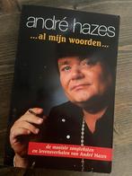 André Hazes … al mijn woorden… - boek oa songteksten, Boeken, Muziek, Gelezen, Artiest, Ophalen of Verzenden