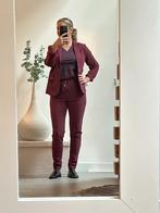 Mi Piace MP202632 | Skinny travelstof broek | Burgundy, Maat 38/40 (M), Mi Piace, Overige kleuren, Nieuw