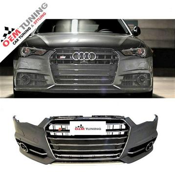 AUDI A6 C7 Facelift S6 S LINE voorbumper | 2014-2018 | black beschikbaar voor biedingen
