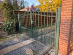 Metalen Draaipoort - Tuinpoort, Tuin en Terras, Tuinhekken en Hekwerk, Ophalen, Met poort, Gebruikt, Tuinhek