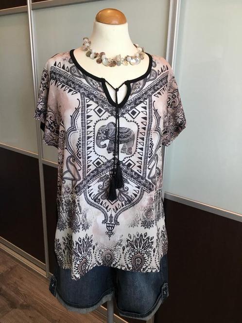 Mooi tuniek maat 38 valt ruim nieuw met kaartje, Kleding | Dames, Blouses en Tunieken, Zo goed als nieuw, Maat 38/40 (M), Zwart