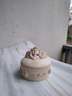 Sieraden doosje met deksel. Engel op de deksel, Antiek en Kunst, Curiosa en Brocante, Ophalen of Verzenden