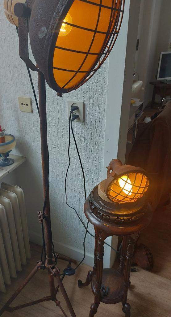 Industriële Lampen Set - Stoer & Nieuw in Oude Look, Antiek en Kunst, Antiek | Lampen, Ophalen