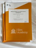 Slim Academy Psychologie jaar 1: Methoden en statistiek I, Slim Academy, Ophalen of Verzenden, Zo goed als nieuw, WO