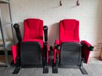 Bioscoop stoelen 2 stuk zo goed als nieuw, Ophalen, Zo goed als nieuw, Aluminium