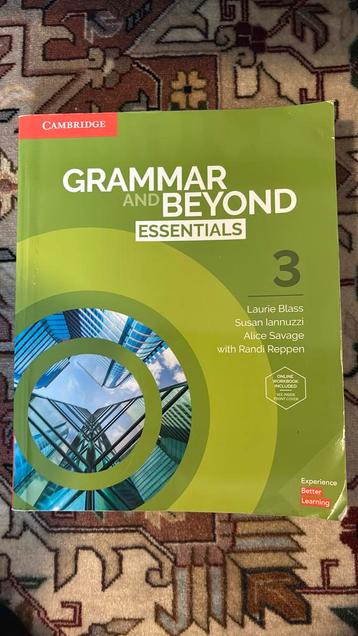 Grammar and beyond essentials 3 beschikbaar voor biedingen