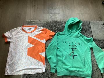 Touzani hoodie en Touzani sportshirt 140/146 beschikbaar voor biedingen