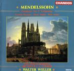 MENDELSSOHN Symphony no. 2 CD WELLER CHANDOS, Orkest of Ballet, Gebruikt, Ophalen of Verzenden, Romantiek