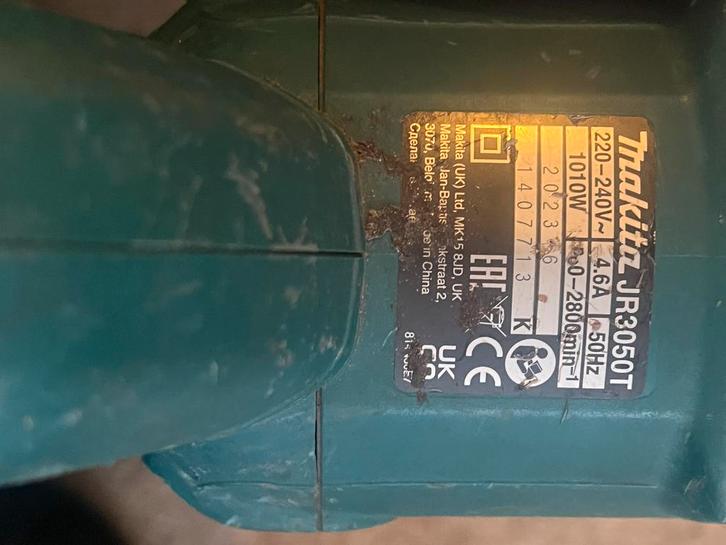 Makita JR3050T Reciprozaag - Krachtige Zaag!, Doe-het-zelf en Verbouw, Gereedschap | Overige machines, Gebruikt, Ophalen of Verzenden