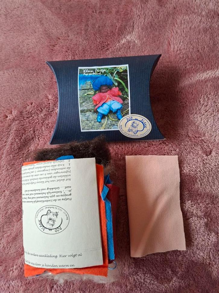 Pop en Plank Pietje Zelfmaakpakket - Nieuw!, Hobby en Vrije tijd, Vilt, Nieuw, Figuurtje(s), Ophalen of Verzenden