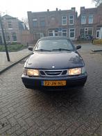 Saab 9-3 2.0 T Cabrio AUT 1999 Blauw, Auto's, Saab, 74 €/maand, 4 cilinders, Cabriolet, 10 km/l