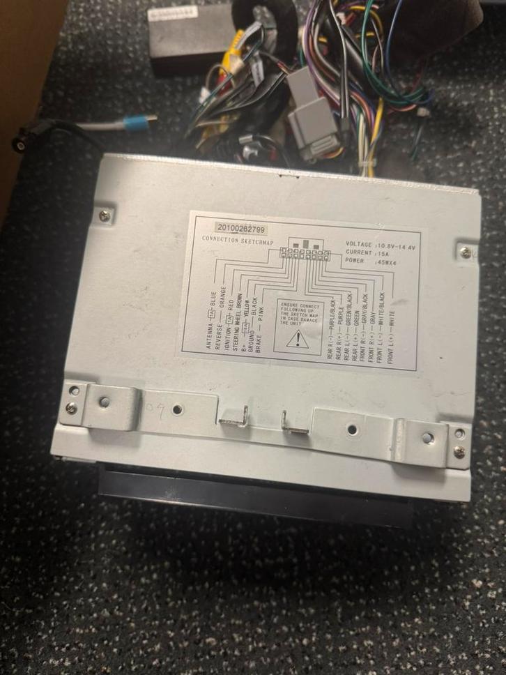 Ford Fiesta 2012 originele radio + aftermarket scherm, Auto diversen, Autoradio's, Gebruikt, Ophalen of Verzenden