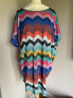 Kleurrijke Tuniek met Zigzag Patroon maat m/l, Maat 38/40 (M), Overige kleuren, Ophalen of Verzenden, Zo goed als nieuw