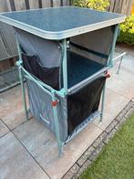 Decathlon storage cabinet 100 keukenkastje, Caravans en Kamperen, Ophalen, Zo goed als nieuw, Campingkast