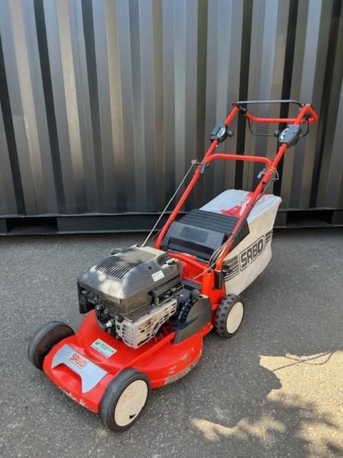 Sabo 47 Vario Loopmaaier, Tuin en Terras, Grasmaaiers, Gebruikt, Benzine-grasmaaier, 40 t/m 49 cm, Cirkelmaaier, Opvangzak, Ophalen
