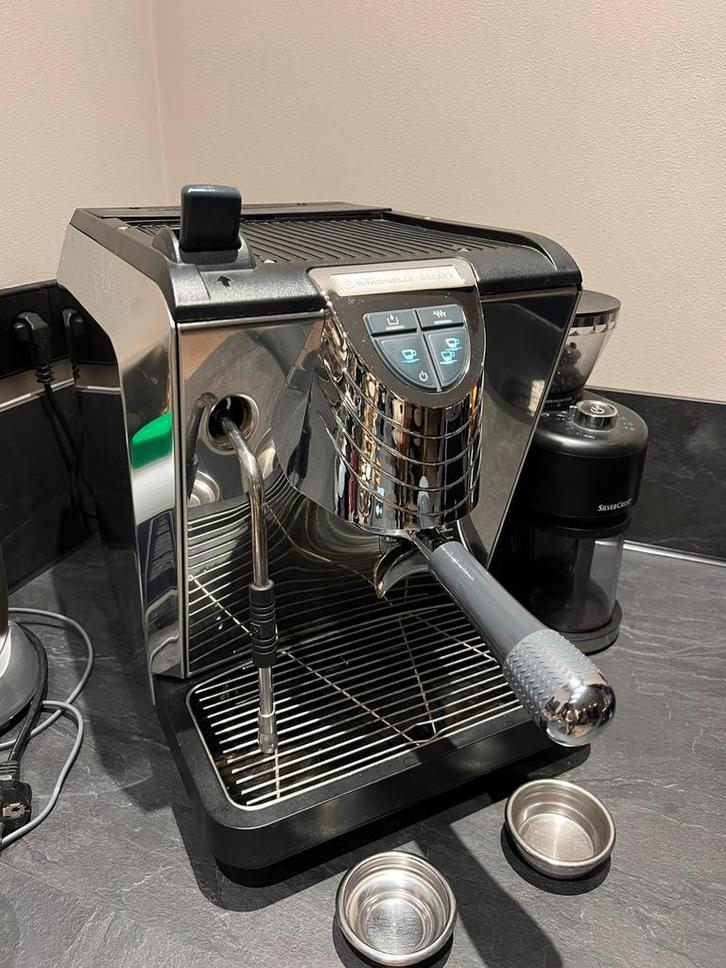 Simonelli Oscar 2 1-groeps espressomachine, Witgoed en Apparatuur, Koffiezetapparaten, Zo goed als nieuw, Espresso apparaat, 10 kopjes of meer