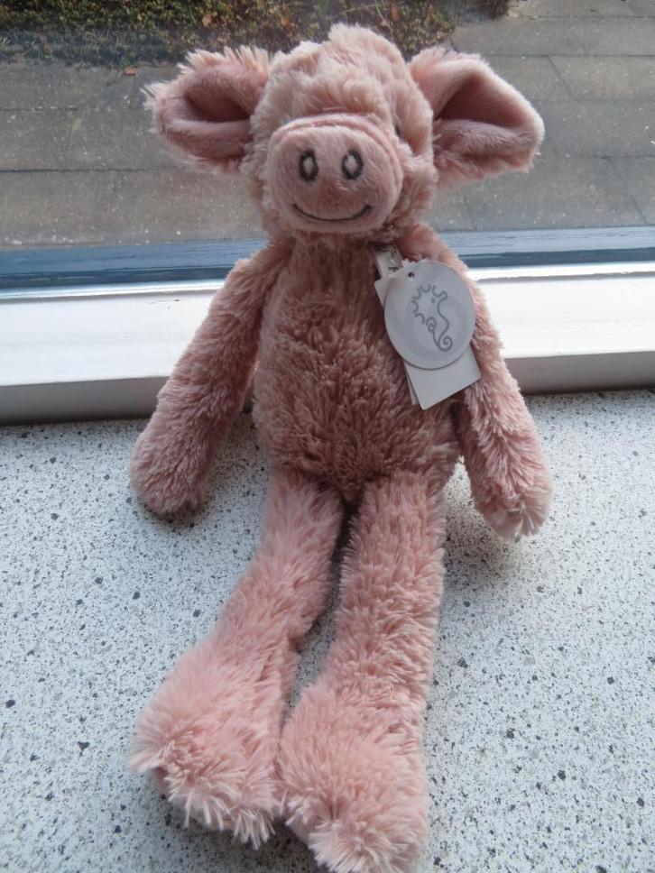 Varken varkentje Perry merk Happy Horse meet ca 30 cm, Kinderen en Baby's, Speelgoed | Knuffels en Pluche, Nieuw, Overige typen