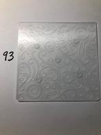 Embossing folder 93, Hobby en Vrije tijd, Kaarten | Zelf maken, Ophalen of Verzenden, Zo goed als nieuw, Overige thema's, Pons of Mal