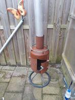 Houtkachel van oude gasfles, Ophalen, Saskraam, Enschede, Kringloop