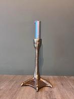 Goudkleurige kaarsenhouder in de vorm van vogelpoot (Fonq), Ophalen, Goud