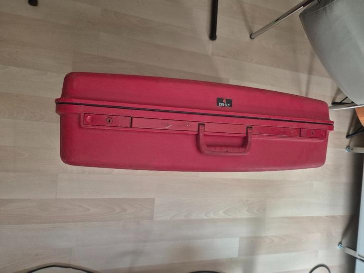 Koffer Delsey, Sieraden, Tassen en Uiterlijk, Koffers, Gebruikt, Hard kunststof, 70 cm of meer, 55 cm of meer, Slot, Wieltjes